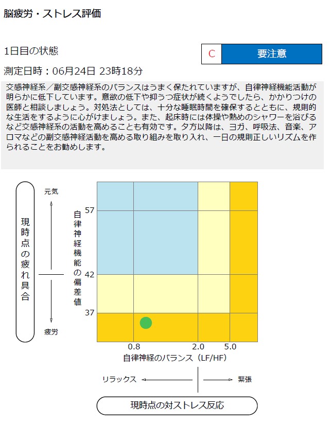 ホーム心臓ドックの臨床検査技師による本格的な解析レポート